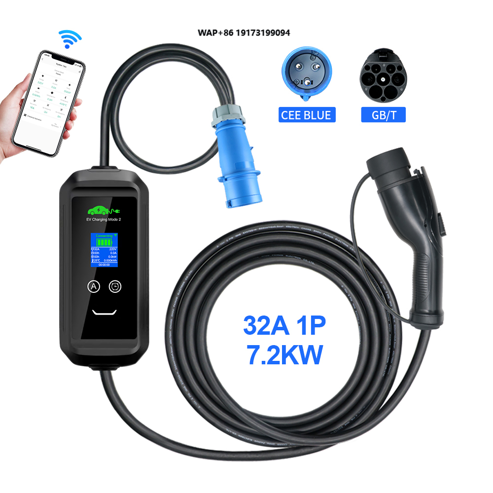 Car Charger - Özel ABD AC Taşınabilir EV Şarj