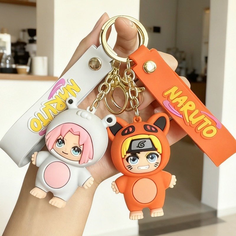 Car Accessories Japanese - Yeni Çizgi Film Naruto Q-versiyonu Anahtarlık