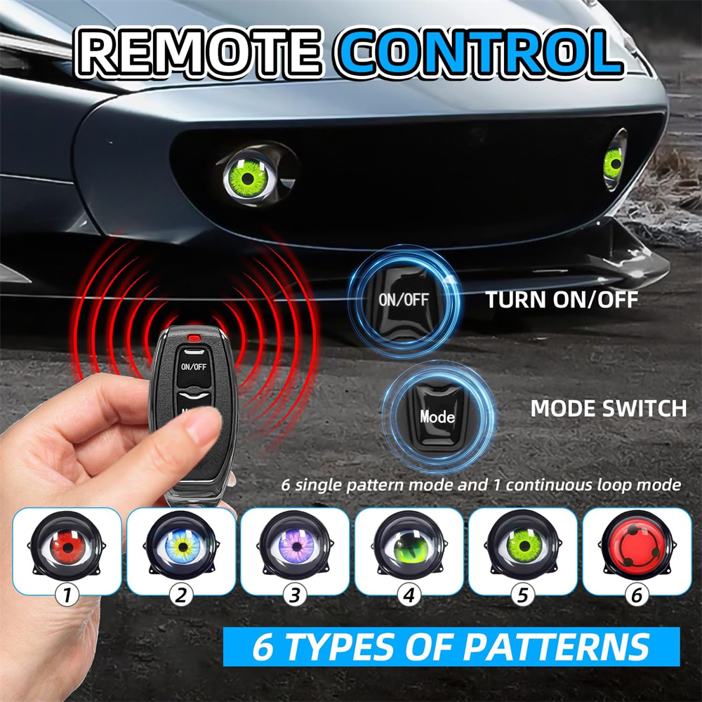    6 Modlu Led Dinamik Şeytan - Car Led Light incelemesi ve fiyatı