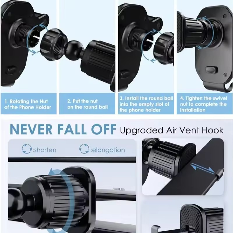 Evrensel Araç Kancası Tabanlı  - Car Phone Holder incelemesi ve fiyatı